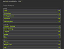 Tablet Screenshot of forum-academic.com